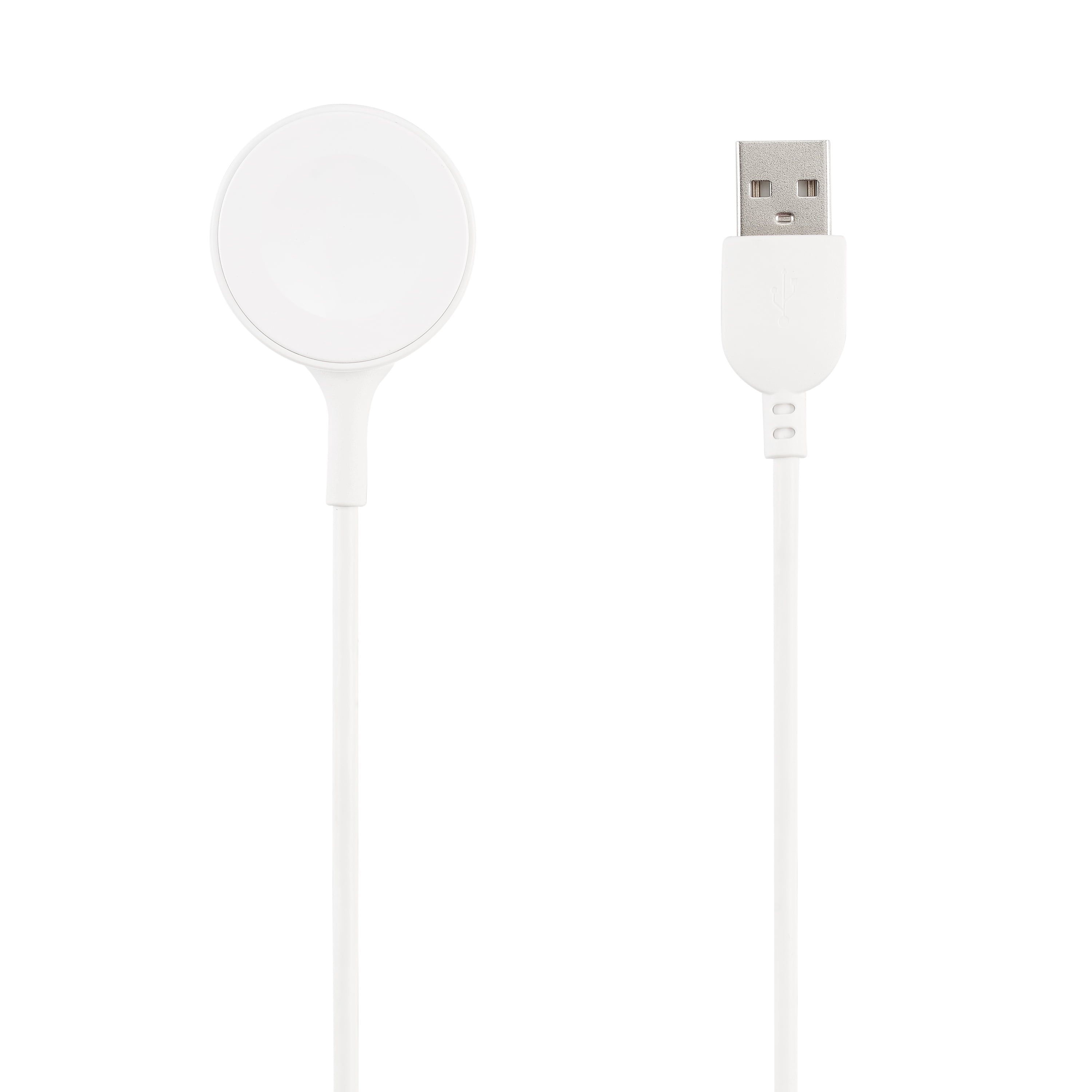. 6FT Smart Watch Charger for Apple Watch, Compatible with All Apple Watch Series.White